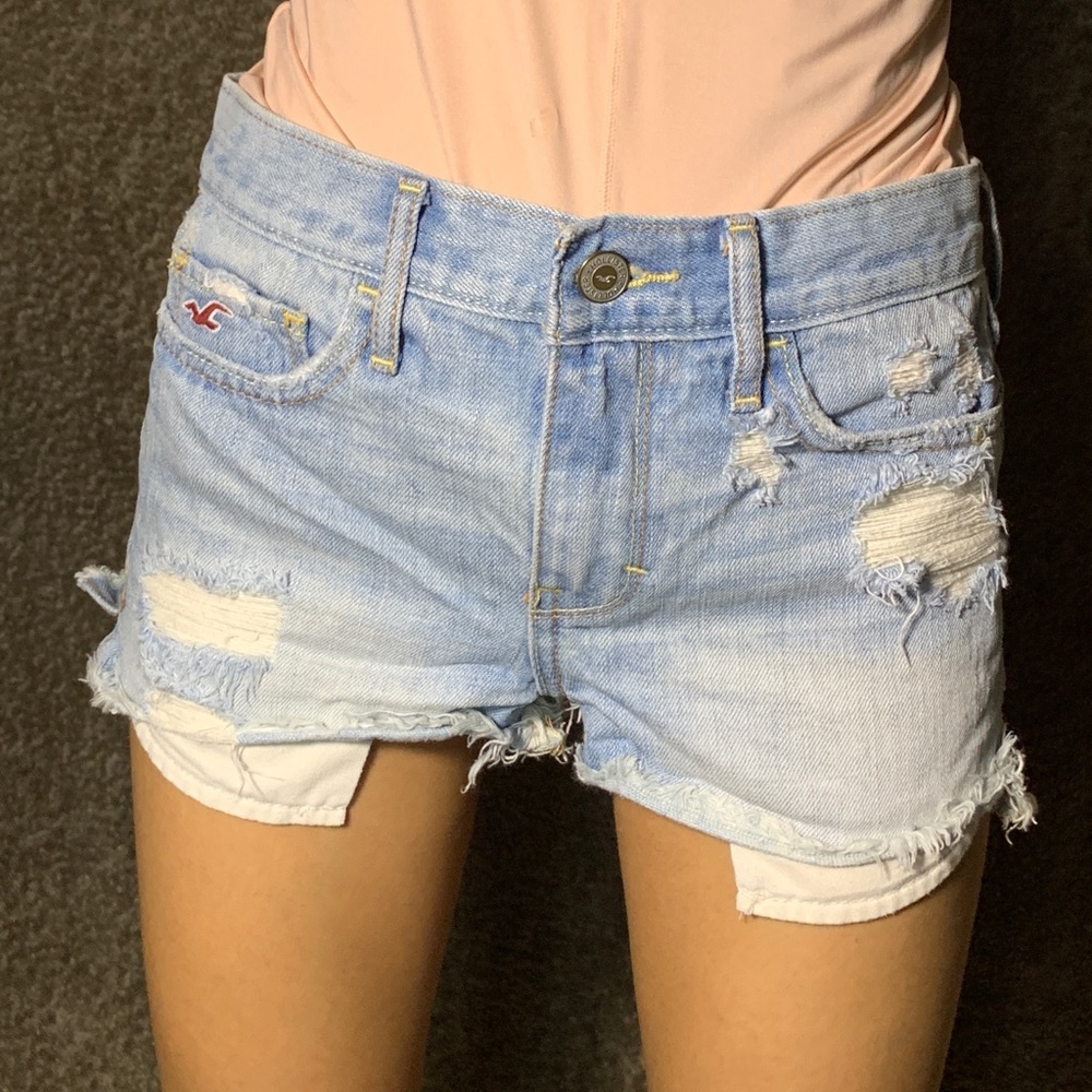 Hollister denim shorts